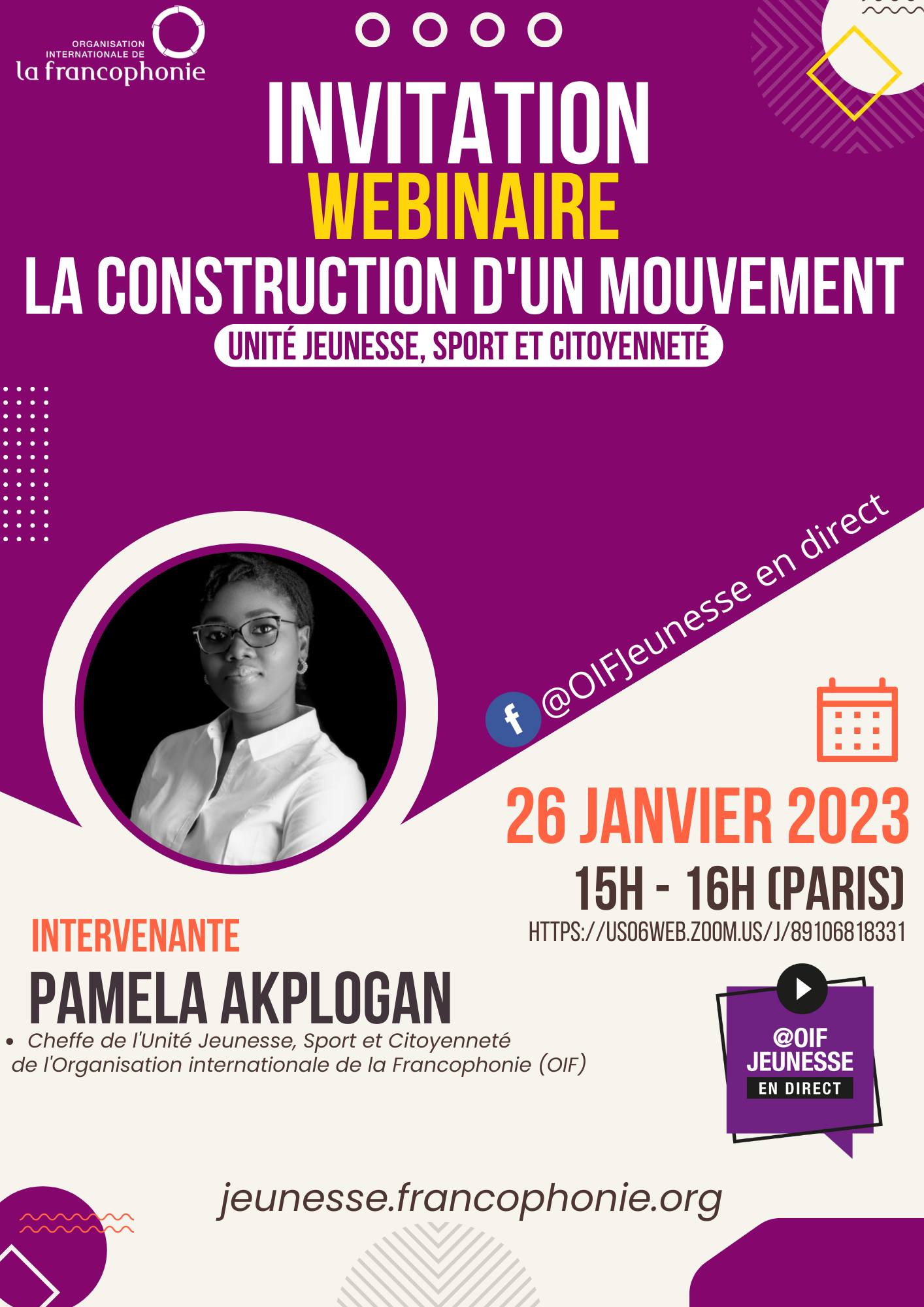 Invitation 1er webinaire