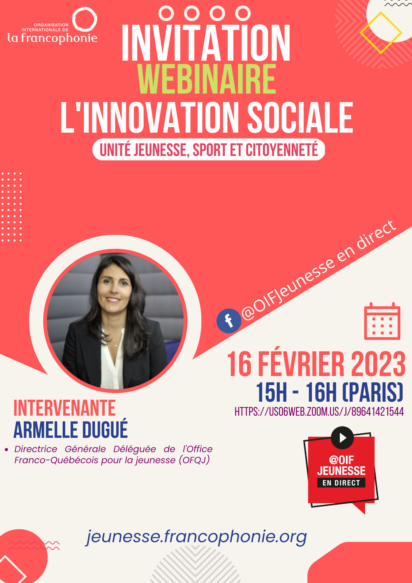 Invitation 2e Webinaire Innovation sociale