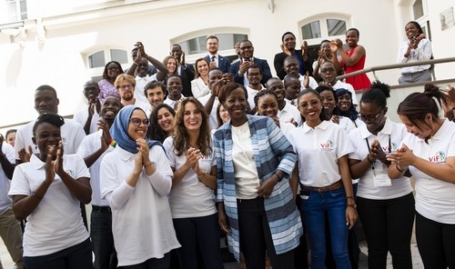 La promo 2019 des volontaires de la Francophonie sur le ... Image 1