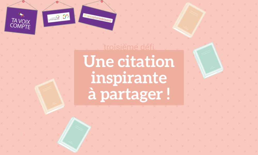 3e défi - La francophonie part en livre Image 1