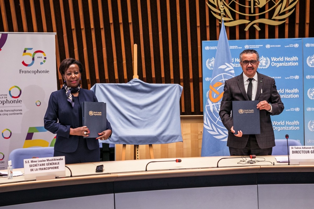 L’OMS et l’OIF s'accordent pour renforcer l’accès à la ... Image 1