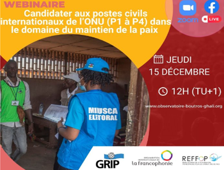 Webinaire REFFOP : Candidater aux postes civils ... Image 1