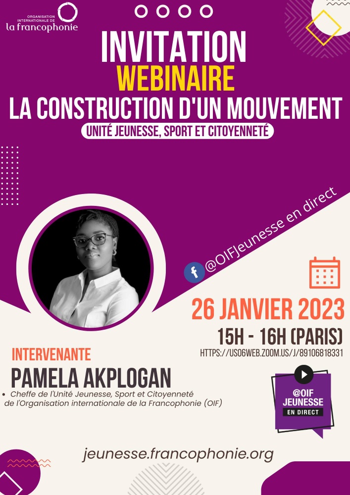 Lancement des webinaires de l'UJSC Image 1