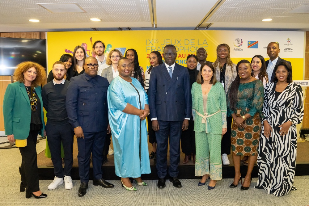 Première conférence de presse des IXes Jeux de la ... Image 1