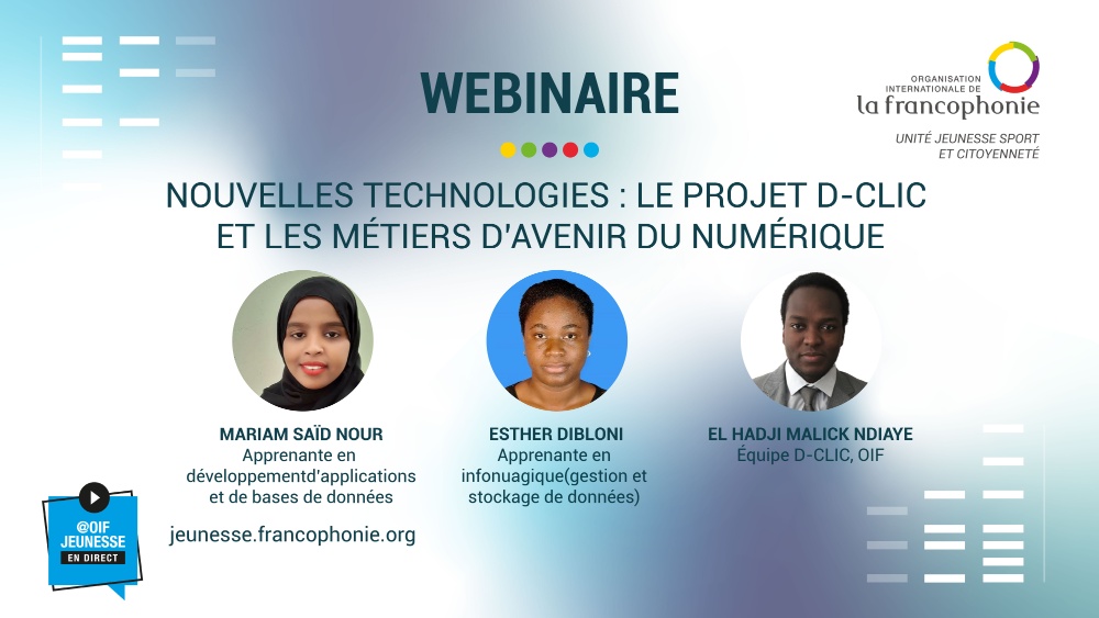 Webinaire : « Nouvelles technologies : le projet D-CLIC et ... Image 1