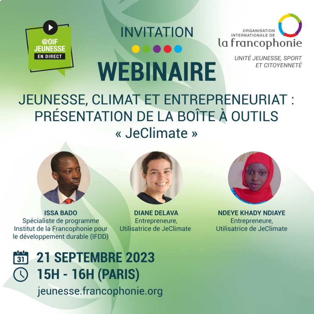Retour sur le webinaire : « Jeunesse, climat, ... Image 1