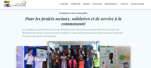 Visitez le site internet de l'incubateur Libres ensemble Image 1