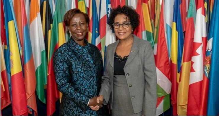 Madame Louise Mushikiwabo prend ses fonctions officielles ... Image 1