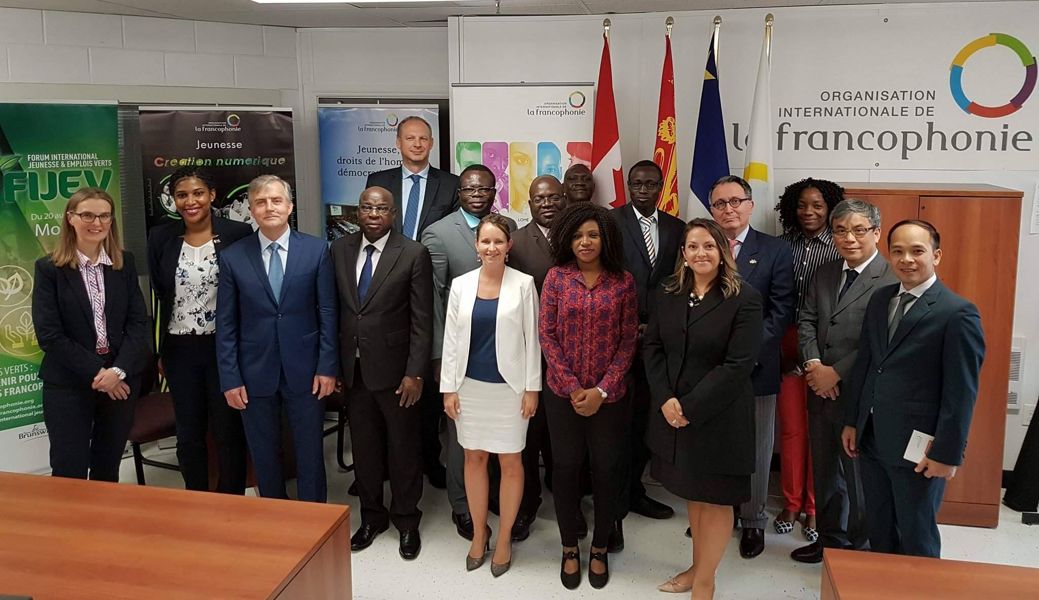 visite aux bureaux OIF 28 septembre 2017